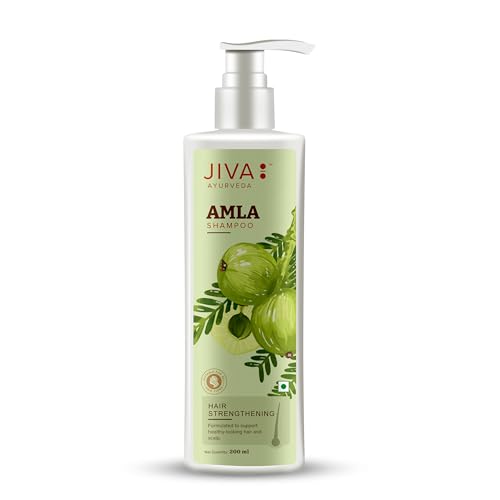 Jiva Ayurveda Amla Shampoo - Natural Herbal Hair & Scalp Cleanser 200ml