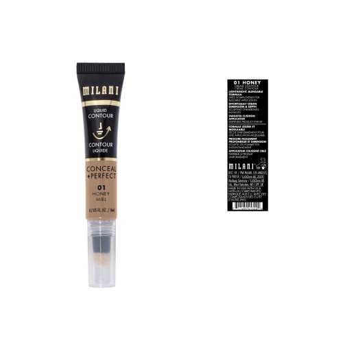 Milani Contour + Perfect Liquid Contour Honey Face Makeup 0.2 Fl Oz