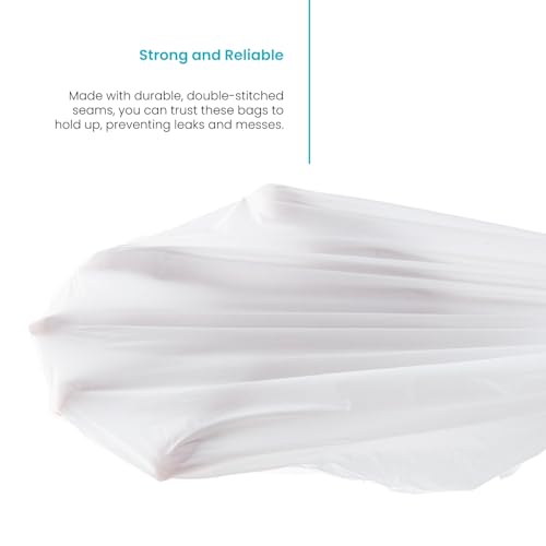 Home Zone Living 12 Gallon Trash Bags with Drawstring, 30-Count