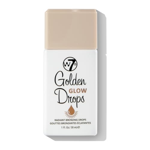 W7 Golden Glow Bronzing Drops - Liquid Bronzer for Flawless Skin
