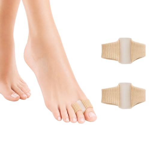 NUGRXIS L Breathable Gel Bunion Corrector Toe Separators 2 Pack for Adults