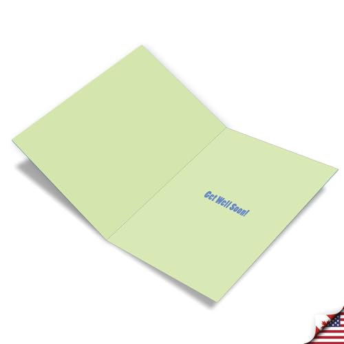 NobleWorks Jumbo Get Well Card - Oversized Feel Better Wishes