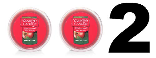 Yankee Candle Macintosh Scenterpiece Easy Meltcup Wax Melts - 2 Pack (2.2 OZ Each)