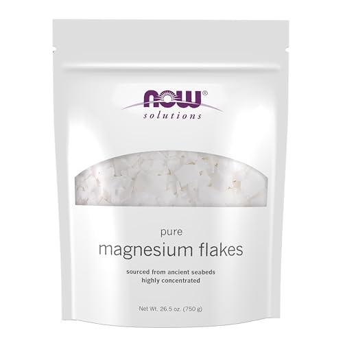 Now Solutions Magnesium Flakes 26.5 oz from Ancient Seabed – 100% Magnesium Chloride Hexahydrate