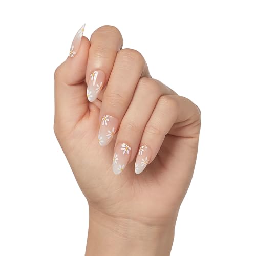 KISS Salon X-tend Press-On Nails - Red Flags Light Pink Almond Medium