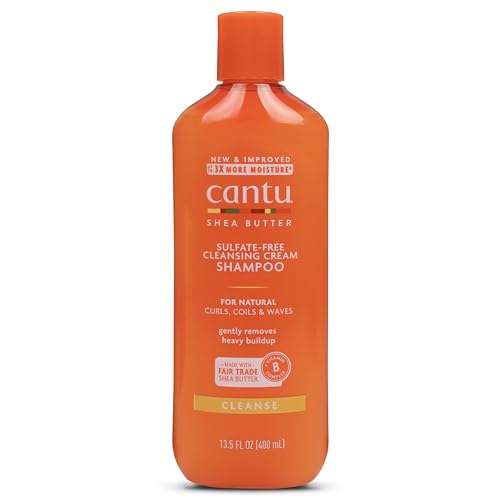 Cantu Sulfate-Free Shea Butter Cleansing Cream Shampoo 13.5 oz - Natural Hair Care
