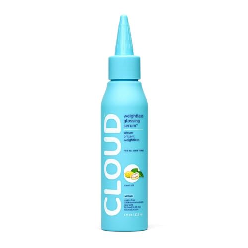 Cloud Weightless Glossing Serum for Shine & Frizz Control - Silicone-Free Hair Treatment, All Hair Types, 4 oz