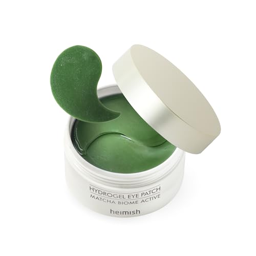 HEIMISH Matcha Biome Hydrogel Eye Patches for Dark Circles & Puffiness