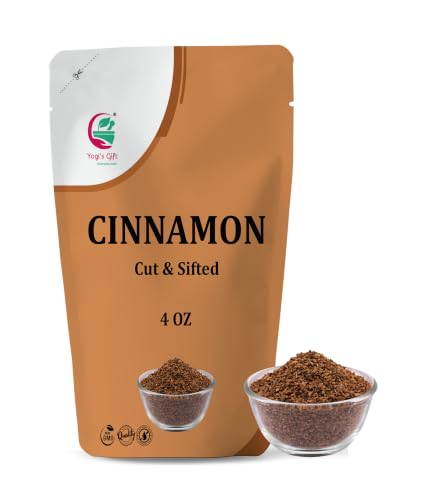 Yogi's Gift Crushed Cinnamon Bark - 4 oz Premium Spice for Tea & Cooking