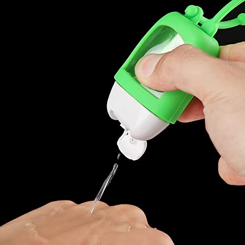 XFQUIJ 30ml Portable Refillable Travel Bottles - 5 Pack Leakproof Silicone