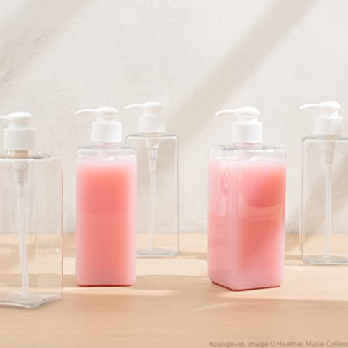 Youngever 3 Pack 32 oz Pump Bottles for Shampoo & Liquid Soap