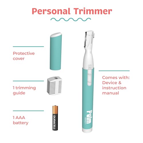 PalmPerfect Personal Hair Trimmer ? Painless Precision Shaver for Eyebrows