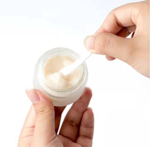 2oz Frosted Glass Jars - 6 Pack Refillable Cosmetic Containers