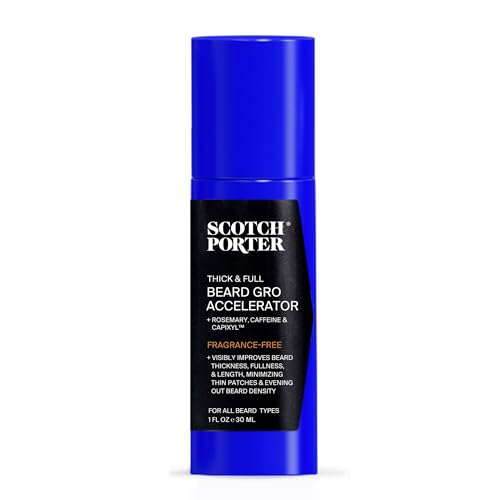 Scotch Porter Beard Gro Concentrate - Thick & Full Beard Growth Serum for Men