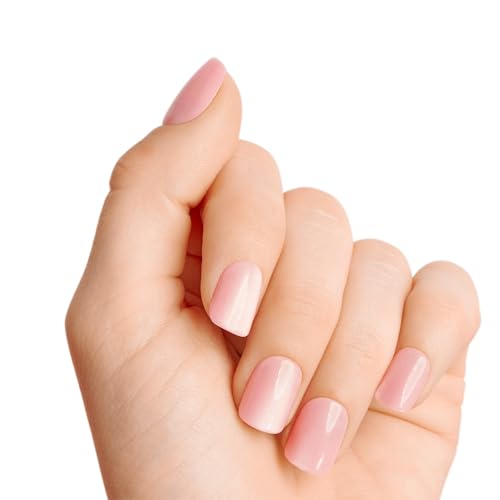 imPRESS Valentine’s Day Short Pink Squoval Press On Nails with Strong Adhesive - Up to 10 Days