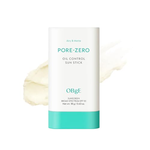 OBgE Pore Zero Matte Sunscreen Stick SPF50 - Oil Control & Pore Blurring