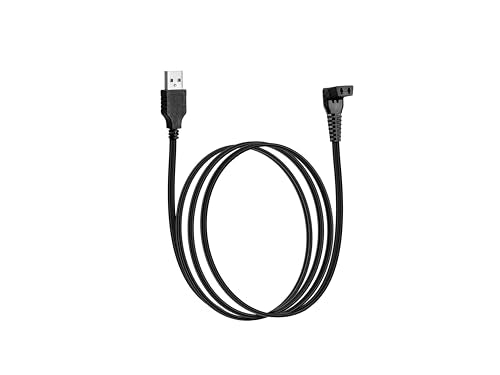 USB Power Adapter Charger Cord for Wahl Cordless Hair Clippers Model 79470, 6245LP