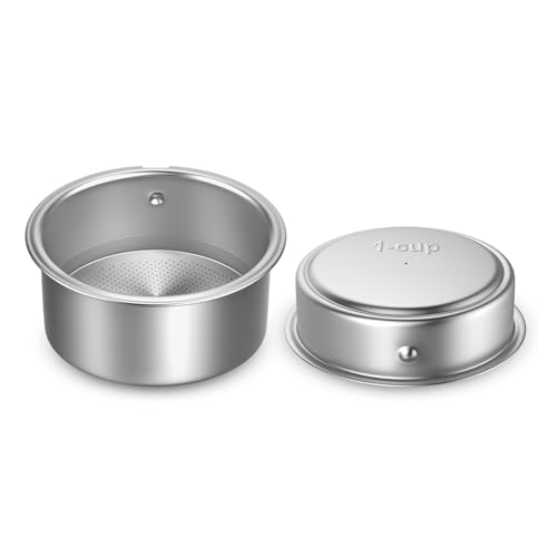 51mm Stainless Steel Espresso Portafilter Basket - Double Layer