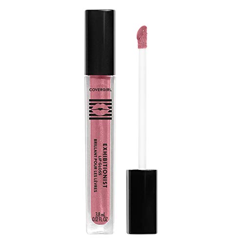 COVERGIRL Exhibitionist Lip Gloss Short Change 6 Fl Oz - High-Gloss, Moisturizing Pink Lip Shine