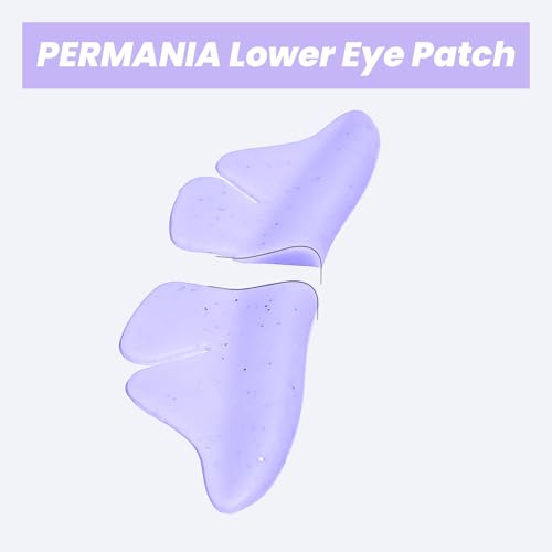 PERMANIA Purple Silicone Under Eye Pads & Lash Lift Rods, Reusable Eyelash Curler Tools