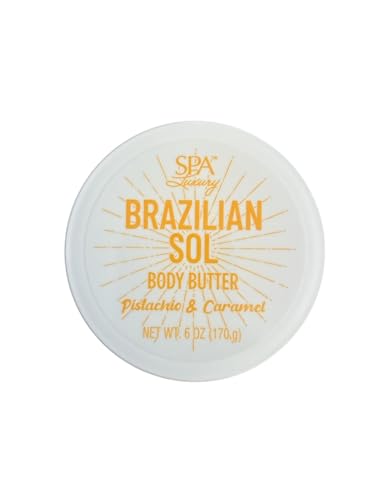 Brazilian Sol Body Butter - Pistachio & Caramel, 6 oz Moisturizer