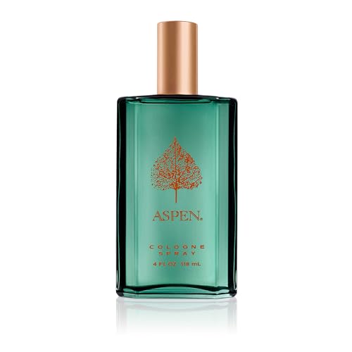 Aspen Cologne Spray for Men - Woody Spicy Scent, 4oz