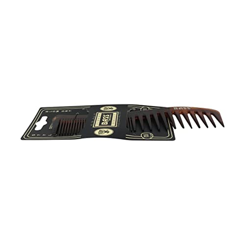 Bass Fine Ladies Wide Tooth Comb for Gentle Detangling