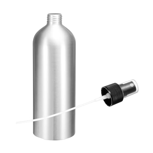 HARFINGTON 500ml Aluminum Fine Mist Spray Bottle - Refillable Travel Mister