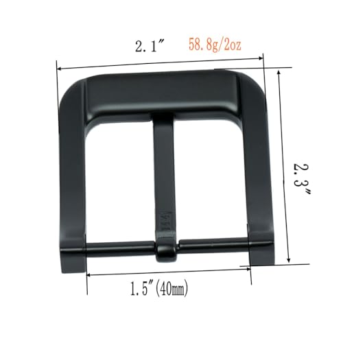 Men's Heavy Duty 1.5" Replacement Belt Buckle with Accessories