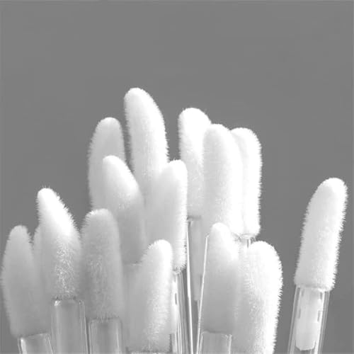 SACXFMC Silver Disposable Lip Gloss Wands - 600 Lip Brushes