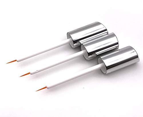 2 Pack 5ml Acrylic Eyelash & Eyebrow Serum Bottle Containers with Applicator Wands