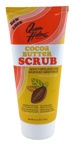 Queen Helene Cocoa Butter Facial Scrub 6oz (2 Pack) - Deep Cleansing Exfoliant