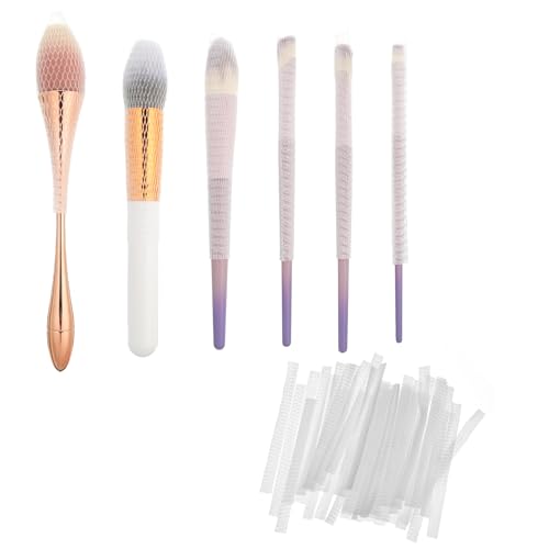 60 Pcs Makeup Brush Covers - Reusable Mesh Protector for Travel