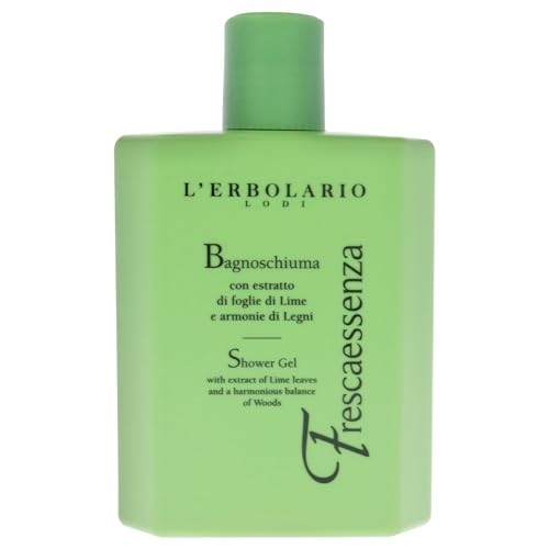 L'Erbolario Frescaessenza Shower Gel – Toning Body Wash, 8.4 oz