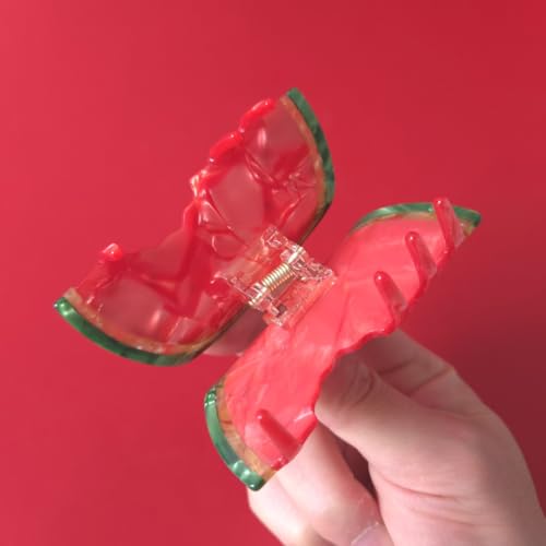 Watermelon Hair Claw Clip - Cute Acetate Fruit Hair Accessory