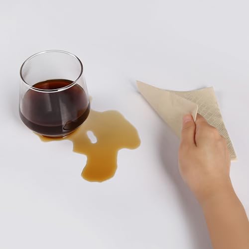 MORGIANA 200-Pack Bamboo Cocktail Napkins - 5x5 Inch Compostable