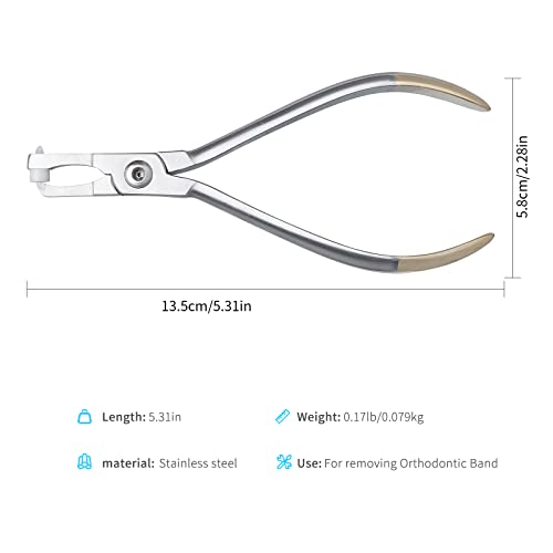 ANNWAH Orthodontic Band Remover Pliers - Stainless Steel Dental Forceps
