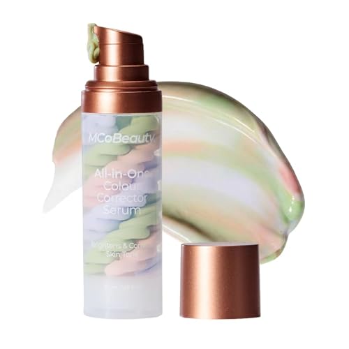 MCoBeauty All-In-One Color Correcting Serum - Redness Reducer & Primer