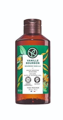 Yves Rocher Bourbon Vanilla Body Wash - Nourishing Creamy Shower Gel