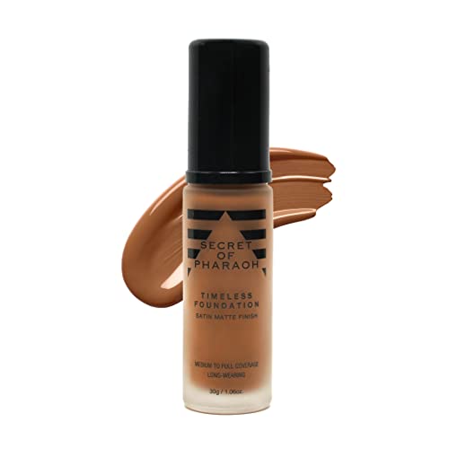 EBIN NEW YORK Secret of Pharaoh Timeless Foundation Cocoa Buildable Full Coverage Satin Matte Oil-Free