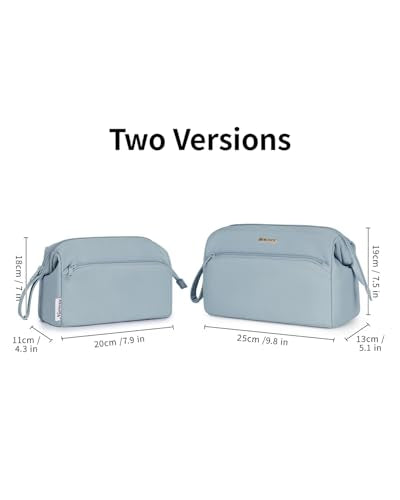 Narwey Large Travel Toiletry Bag A-Greyish Blue 25x19x13 cm