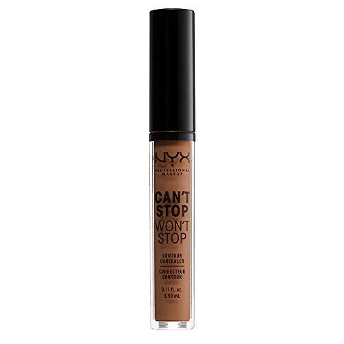 NYX Can't Stop Won't Stop Contour Concealer - Full Coverage Matte, Cappuccino