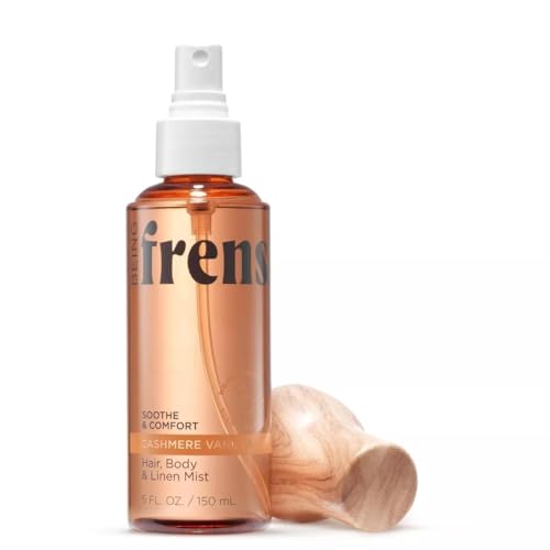 Being Frenshe Hair, Body and Linen Mist, Essential Oil Spray for Women, Cashmere Vanilla, 5 Fl oz (Pack of 1).