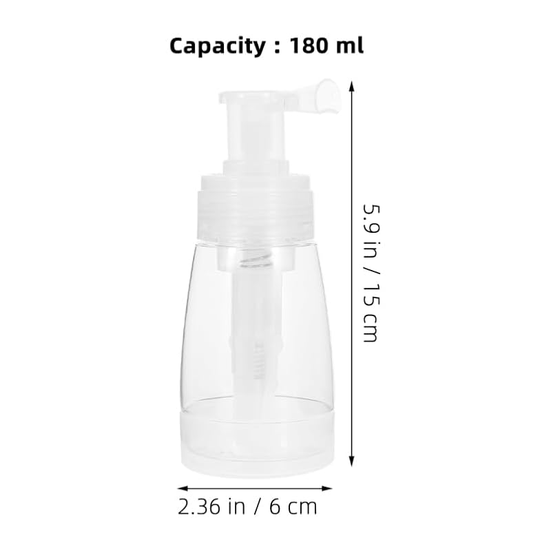 DIYEAH 180ml Refillable Powder Spray Bottle Puff Applicator (2 Pack)