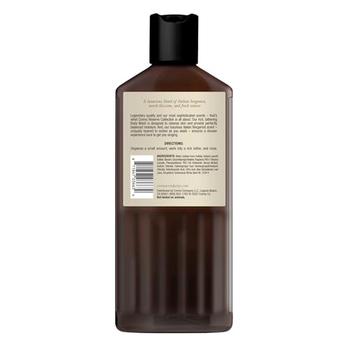 Cremo Men's Body Wash Bundle with Italian Bergamot & Palo Santo - 2 x 16 Fl Oz