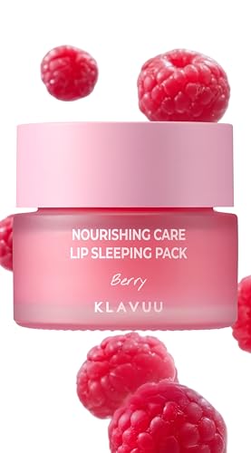 Klavuu Berry Lip Sleeping Mask for Chapped Lips - 0.7oz