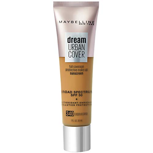 Maybelline Dream Urban Cover Flawless Foundation SPF 50 Cappuccino 1oz