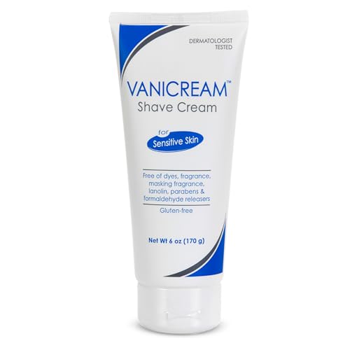 Vanicream Shave Cream for Sensitive Skin, 6 Oz - Non-Irritating Formula