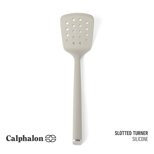 Calphalon Silicone Slotted Turner - Heat-Resistant Kitchen Spatula