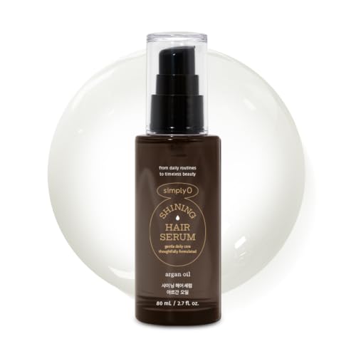 simplyO Argan Oil Hair Serum for Shine & Frizz Control 2.7 fl oz